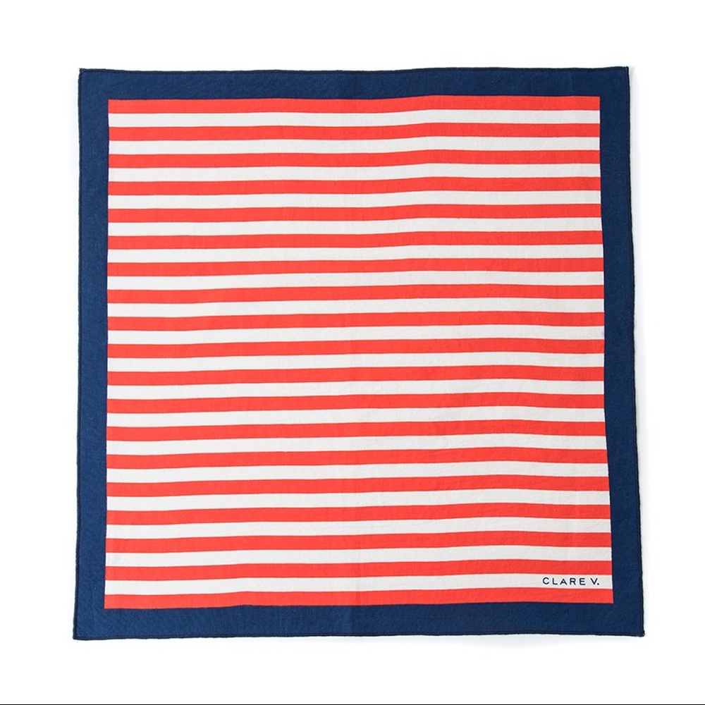 Clare V. Striped Bandana